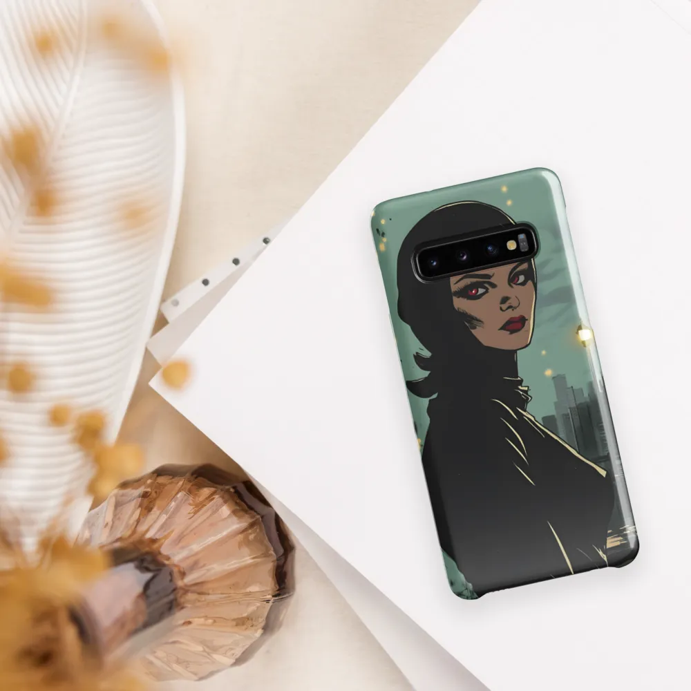 Shadows of Intrigue | Phone Case |  S10 | Snap Case | Glossy