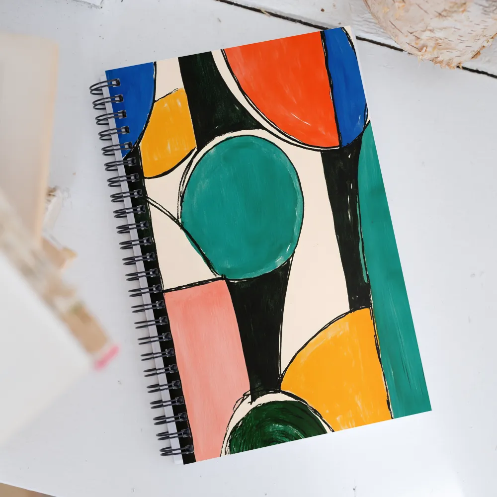 Harmony in Shapes | Spiral Notebook