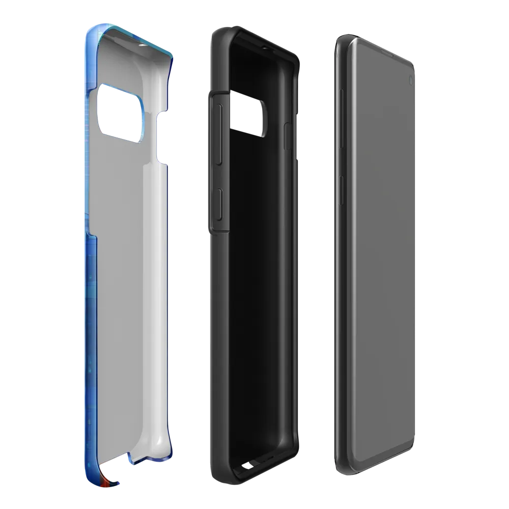 Urban Dreamscape: A Futuristic City | Phone Case |  S10 Plus | Tough Case | Glossy