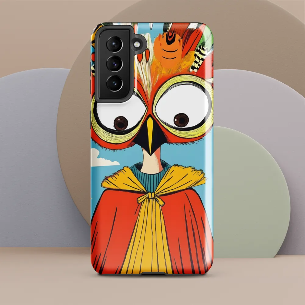 A Whimsical Encounter: The Owl-Human Fusion