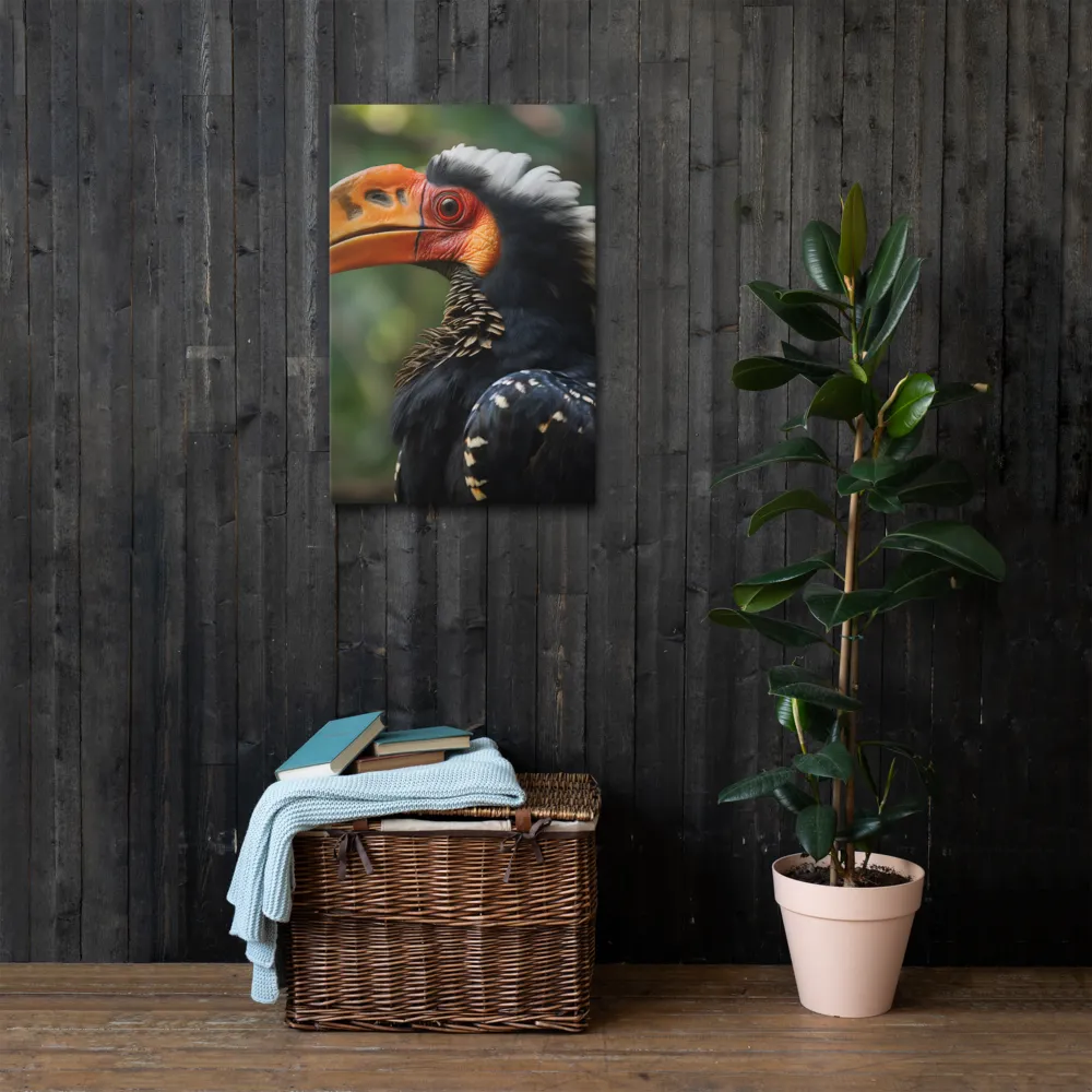 Majesty of the Hornbill | Thin Canvas | 20″×30″