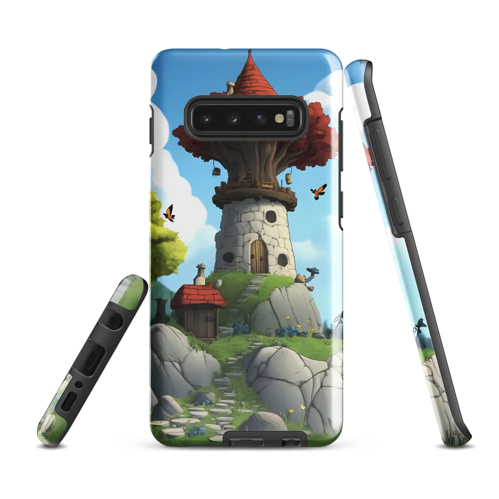 Enchanted Tower of Whimsy | Phone Case |  S10 Plus | Tough Case | Glossy