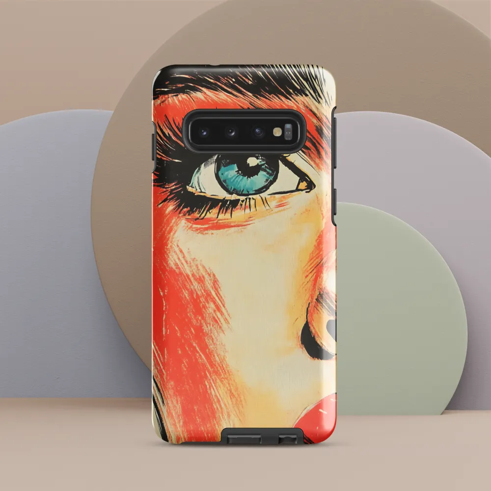 Intense Gaze: A Pop Art Portrait
