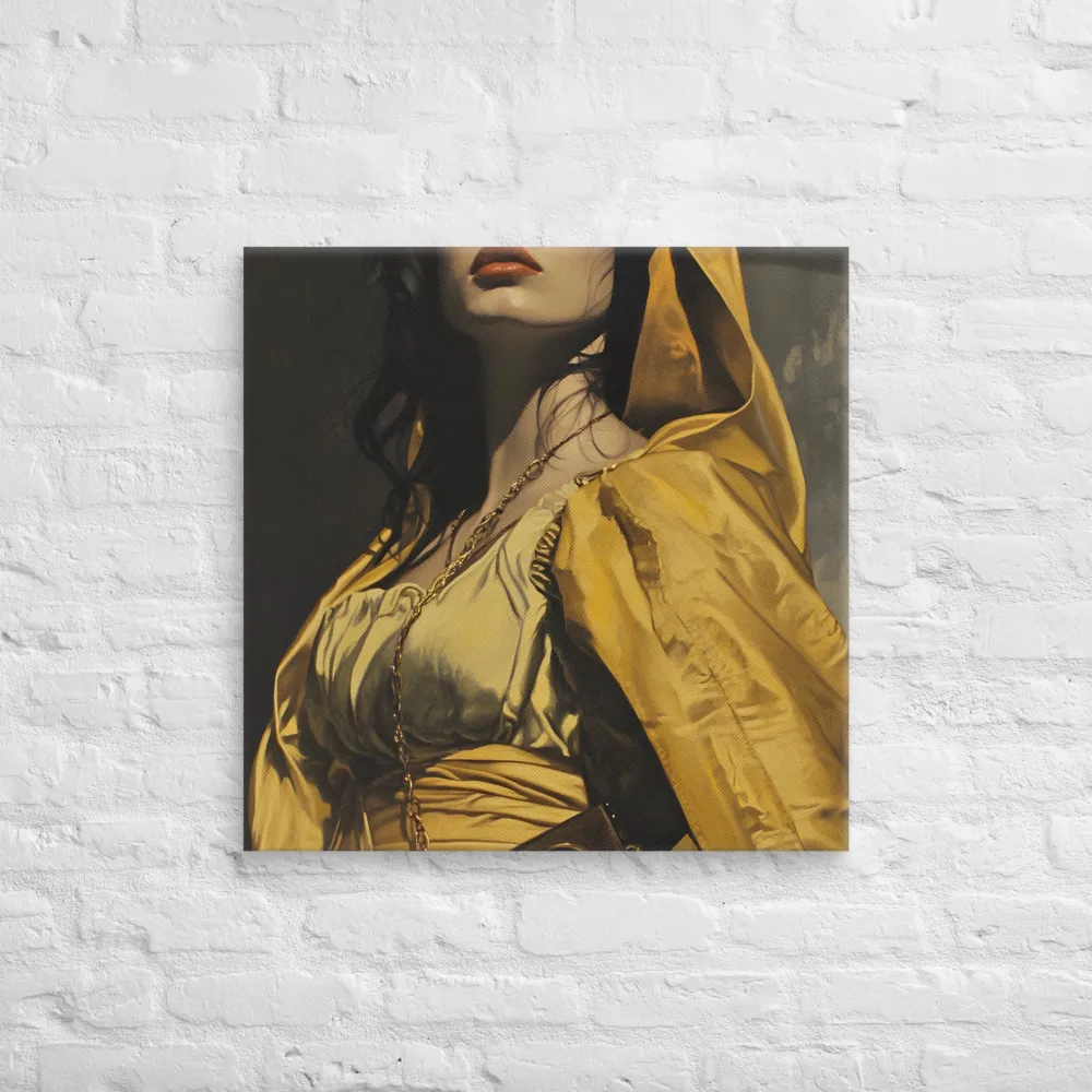 Veiled Confidence | Canvas | 26″×26″