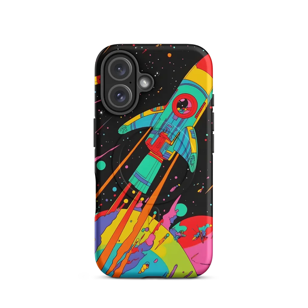 Cosmic Voyage: The Neon Lift-Off