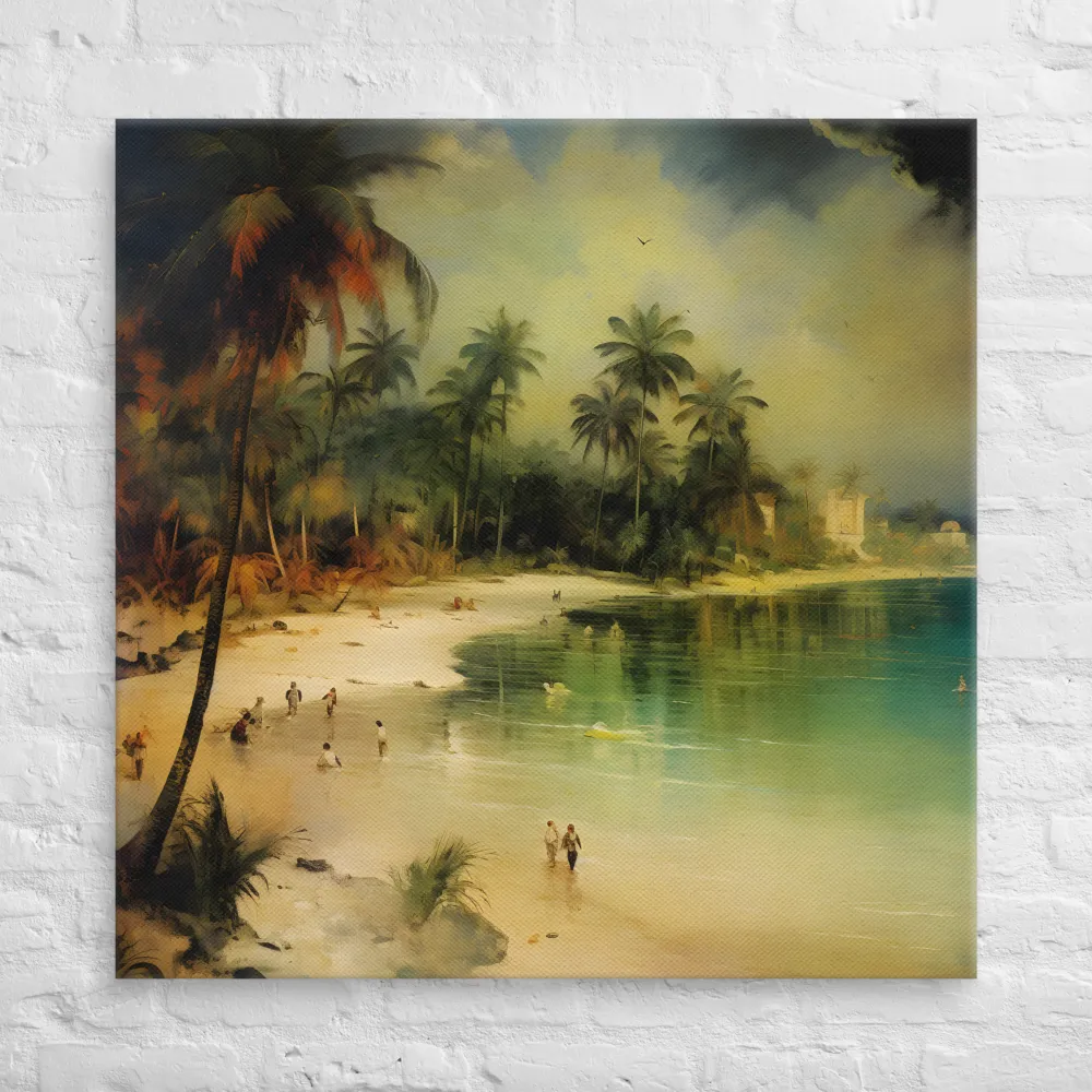 Elysian Shores at Dusk | Canvas | 37″×37″
