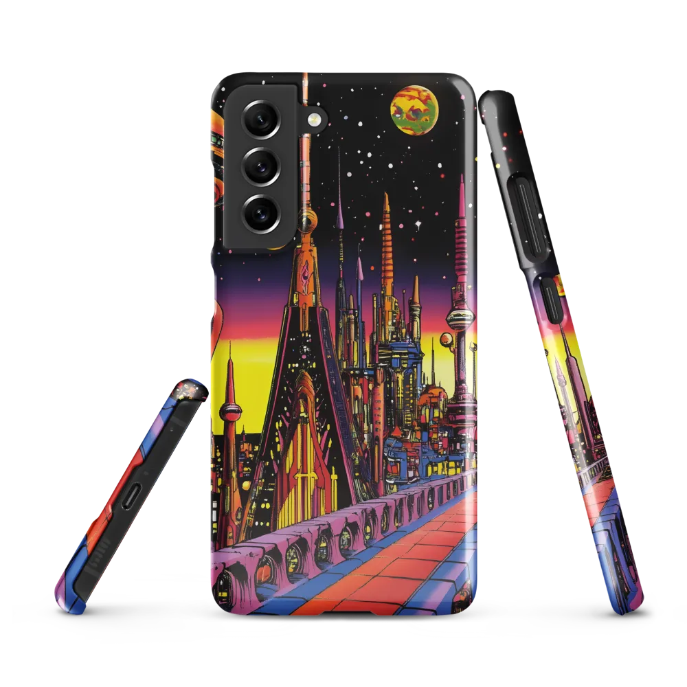 Futuristic Cosmos: A Journey Through Neon Cities