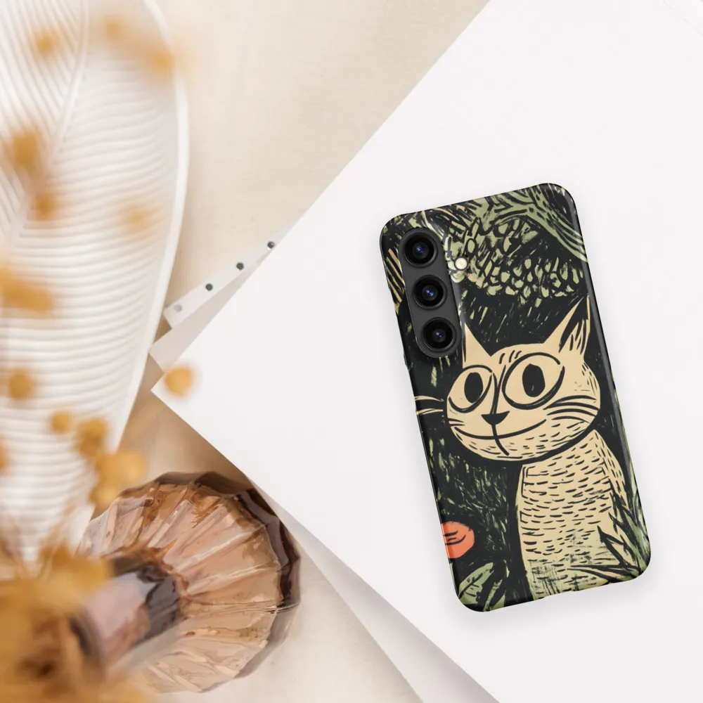 Whimsical Cat in the Forest