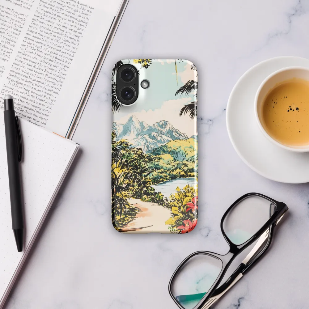 Tropical Serenity | Phone Case |  16 Plus | Snap Case | Glossy