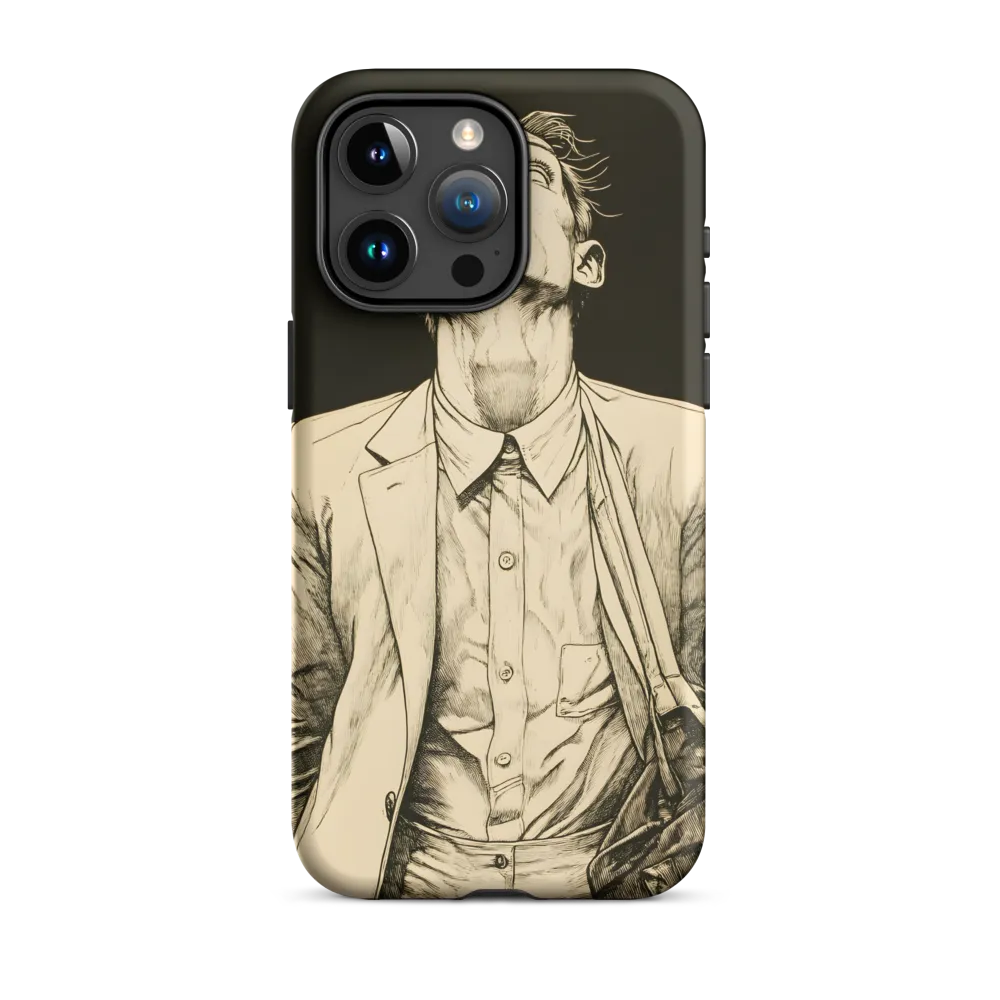 Desperate Gaze | Phone Case |  15 Pro Max | Tough Case | Matte