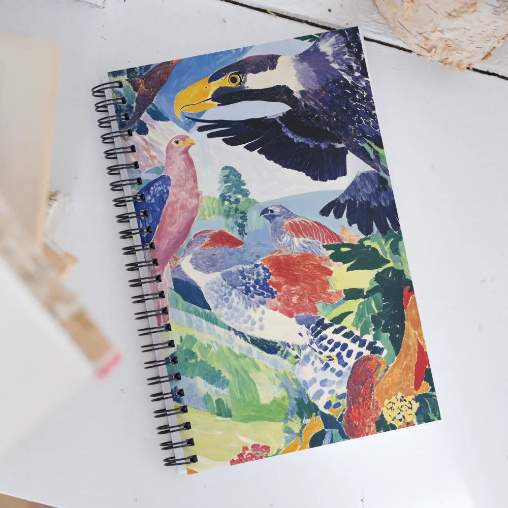 Symphony of Birds | Spiral Notebook