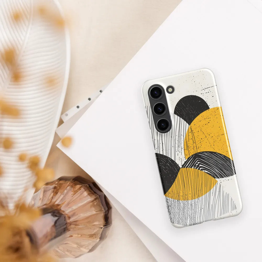 Dynamic Harmony in Black and Yellow