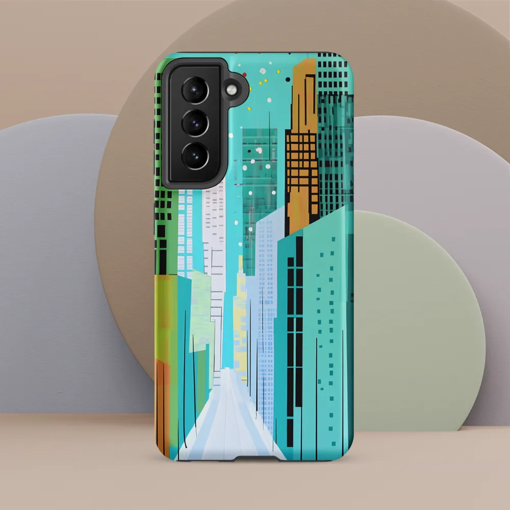 Urban Symphony in Turquoise
