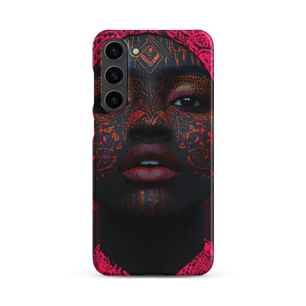 Neon Adornments: A Portrait of Cultural Expression