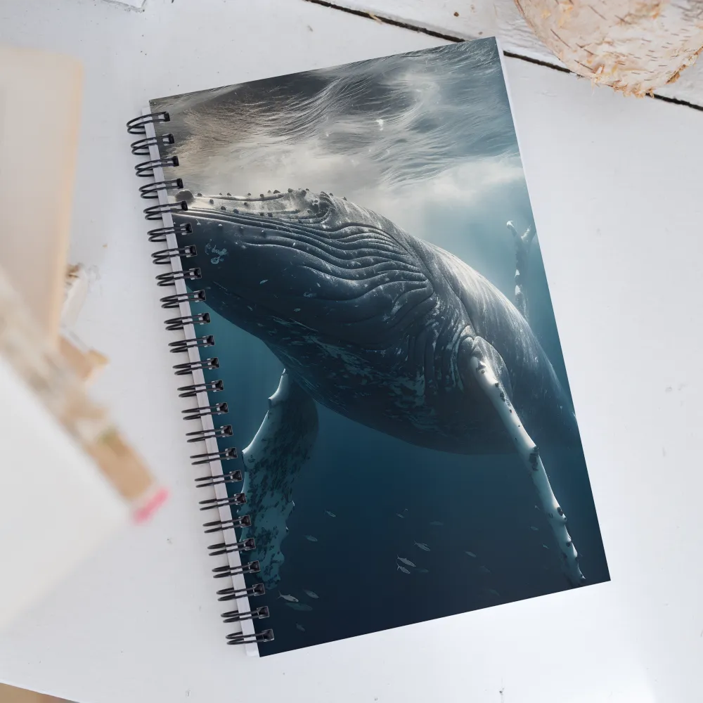 Graced by the Depths | Spiral Notebook