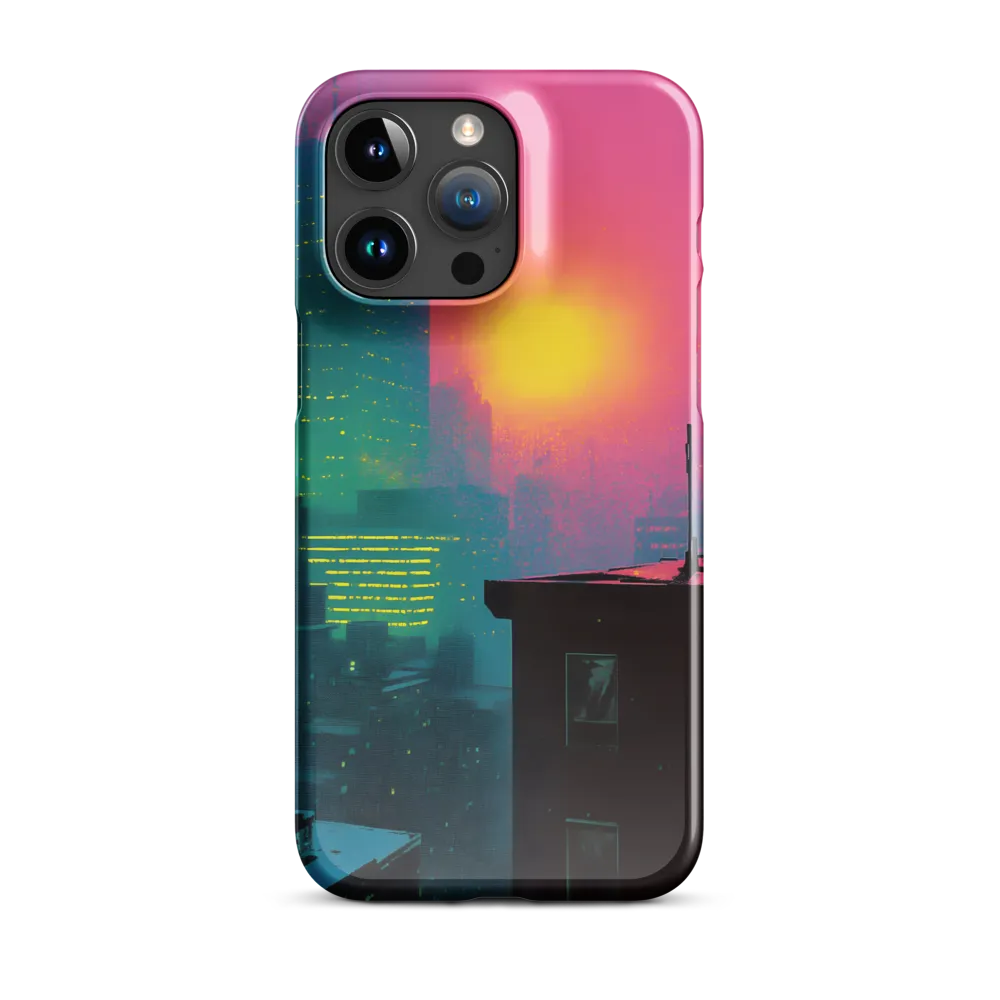 Neon Horizon | Phone Case |  15 Pro Max | Snap Case | Glossy