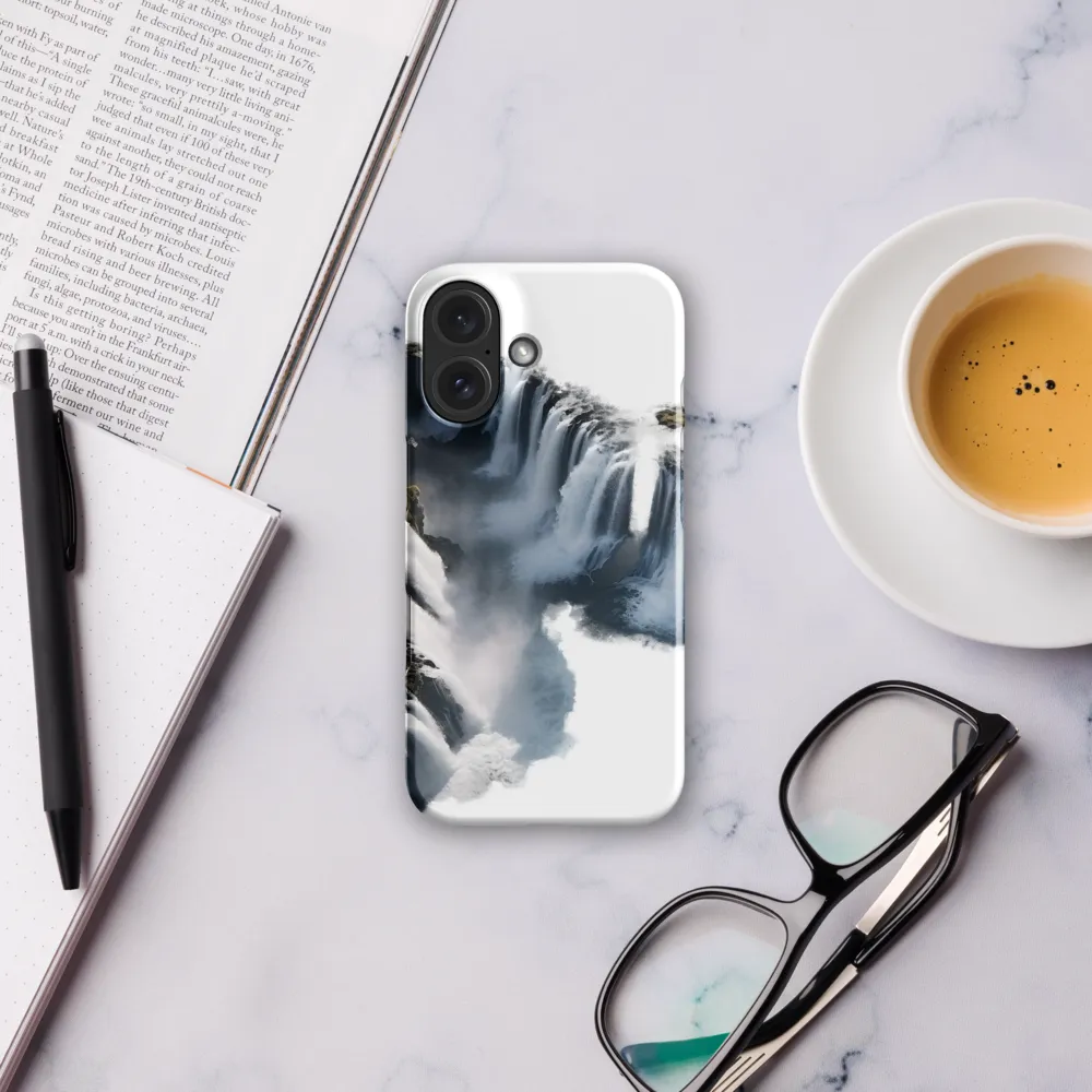 Ethereal Cascade: Nature's Power Revealed | Phone Case