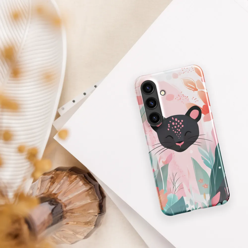 Whimsical Panther in Bloom