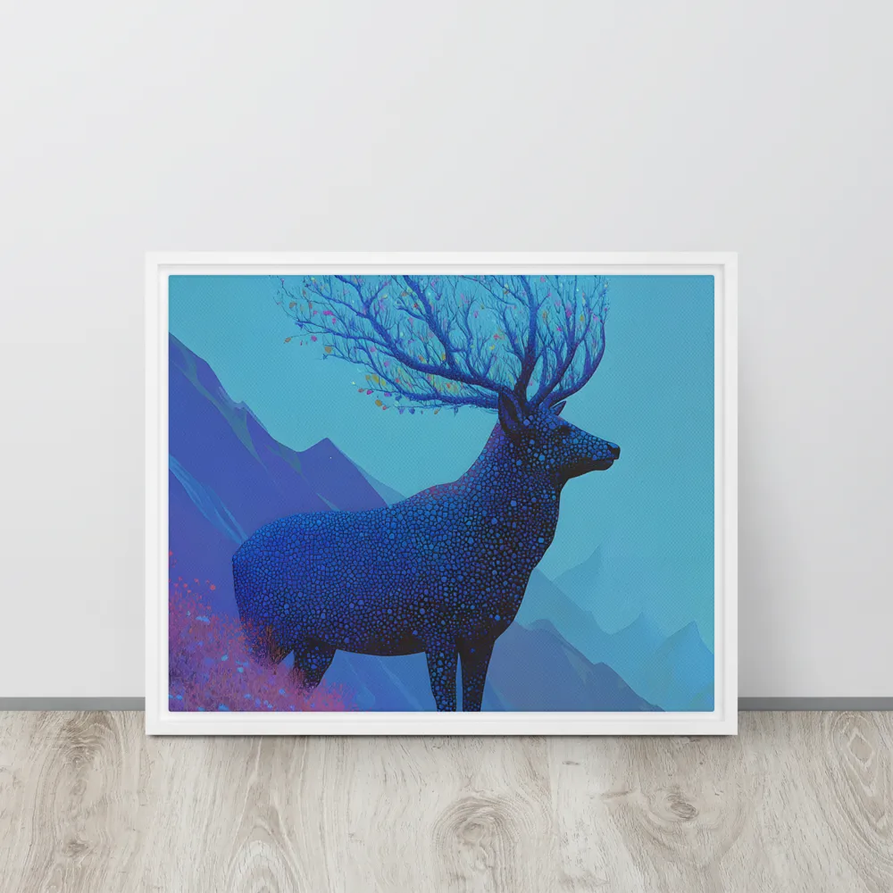 Ethereal Harmony | Canvas with White Frame | 16″×20″