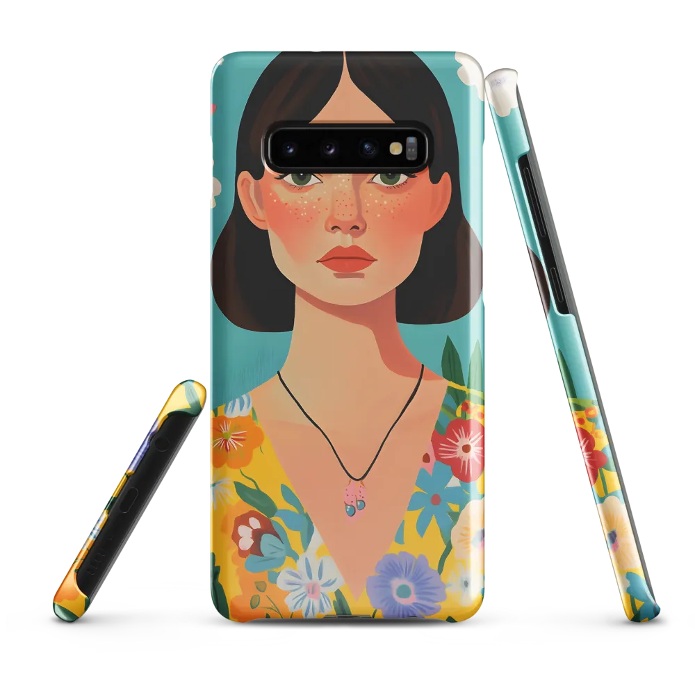 Embracing Nature: A Portrait of Serenity | Phone Case |  S10 Plus | Snap Case | Glossy