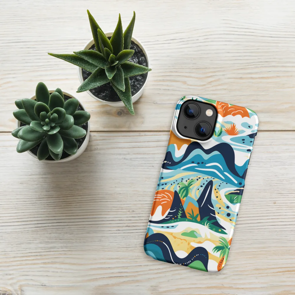 Abstract Tropical Landscape