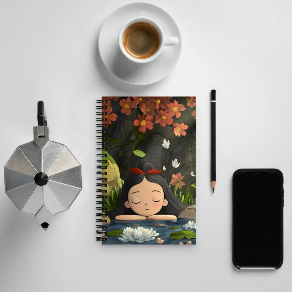 Tranquility by the Waterside | Spiral Notebook