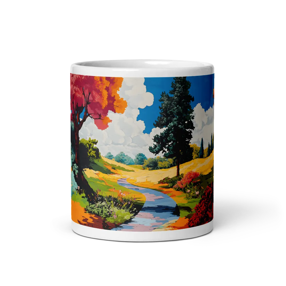 Vibrant Serenity | Mug with White inside | 11 oz