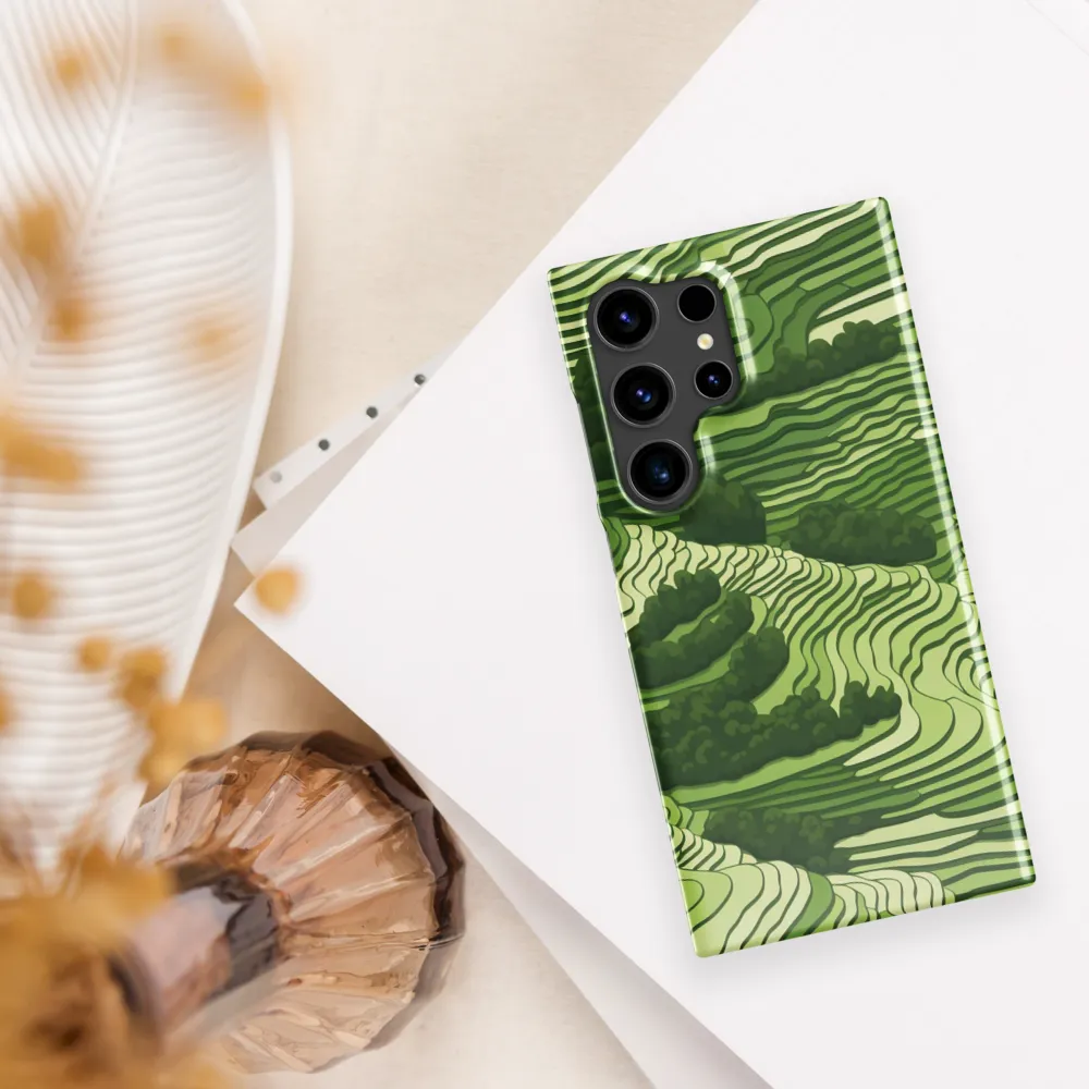 Waves of Green: An Abstract Landscape