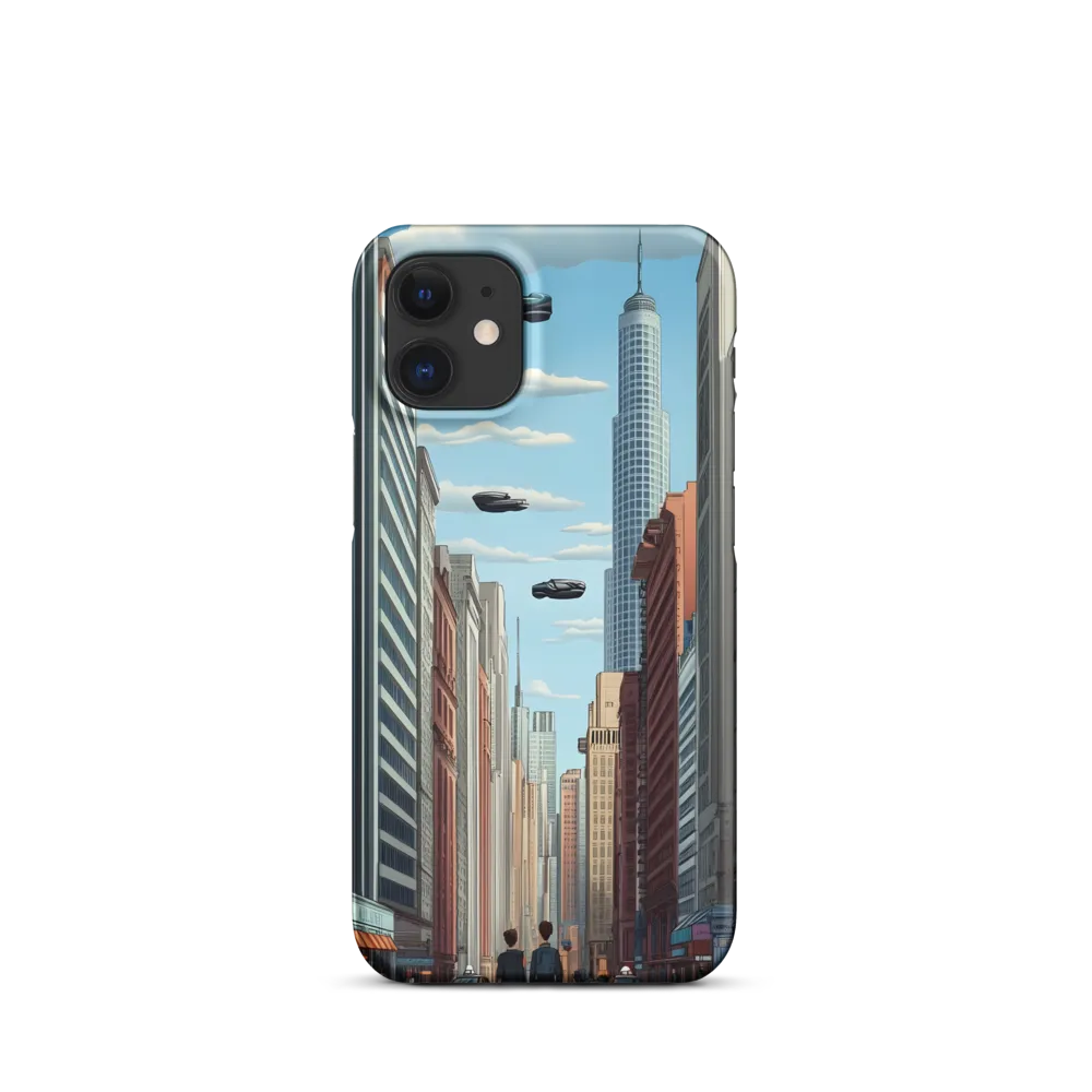 Futuristic Stroll through the Urban Skyline
