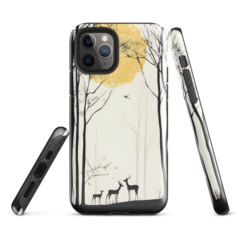 Silhouetted Serenity | Phone Case |  11 Pro | Tough Case | Glossy