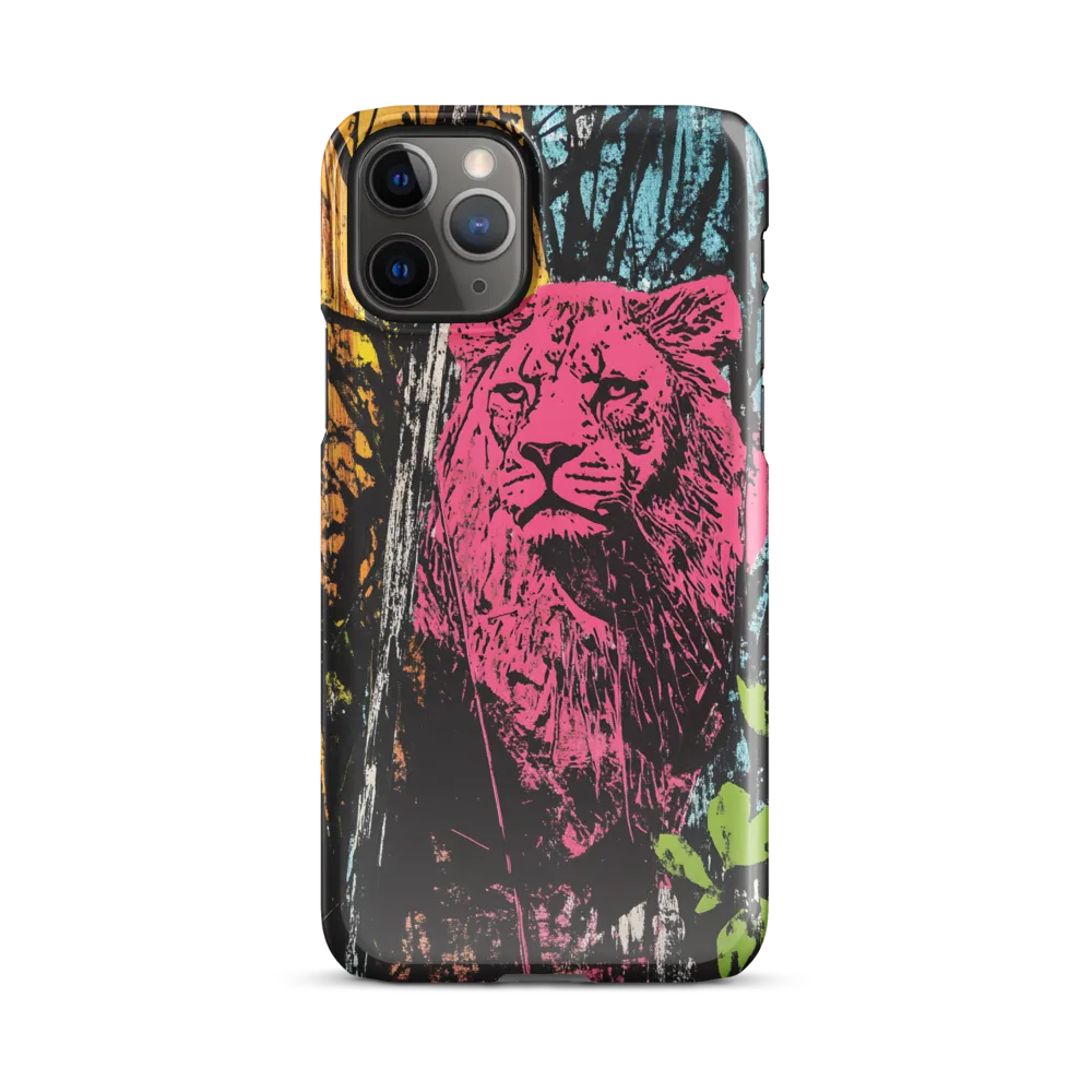 Fierce Vibrance: The Pink Lion