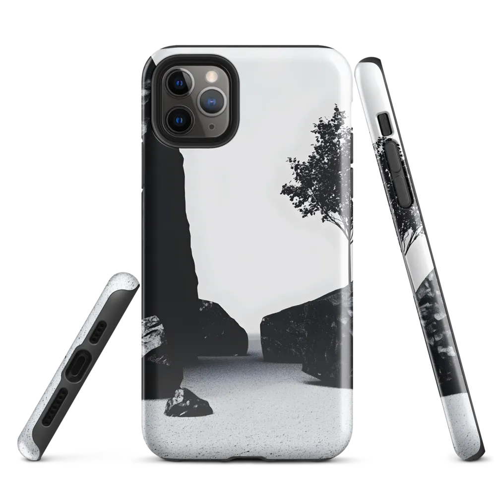 Serenity in Monochrome | Phone Case |  11 Pro Max | Tough Case | Glossy