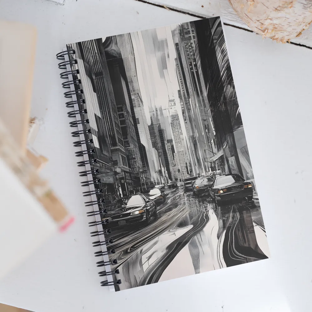 Reflections of Urban Life | Spiral Notebook