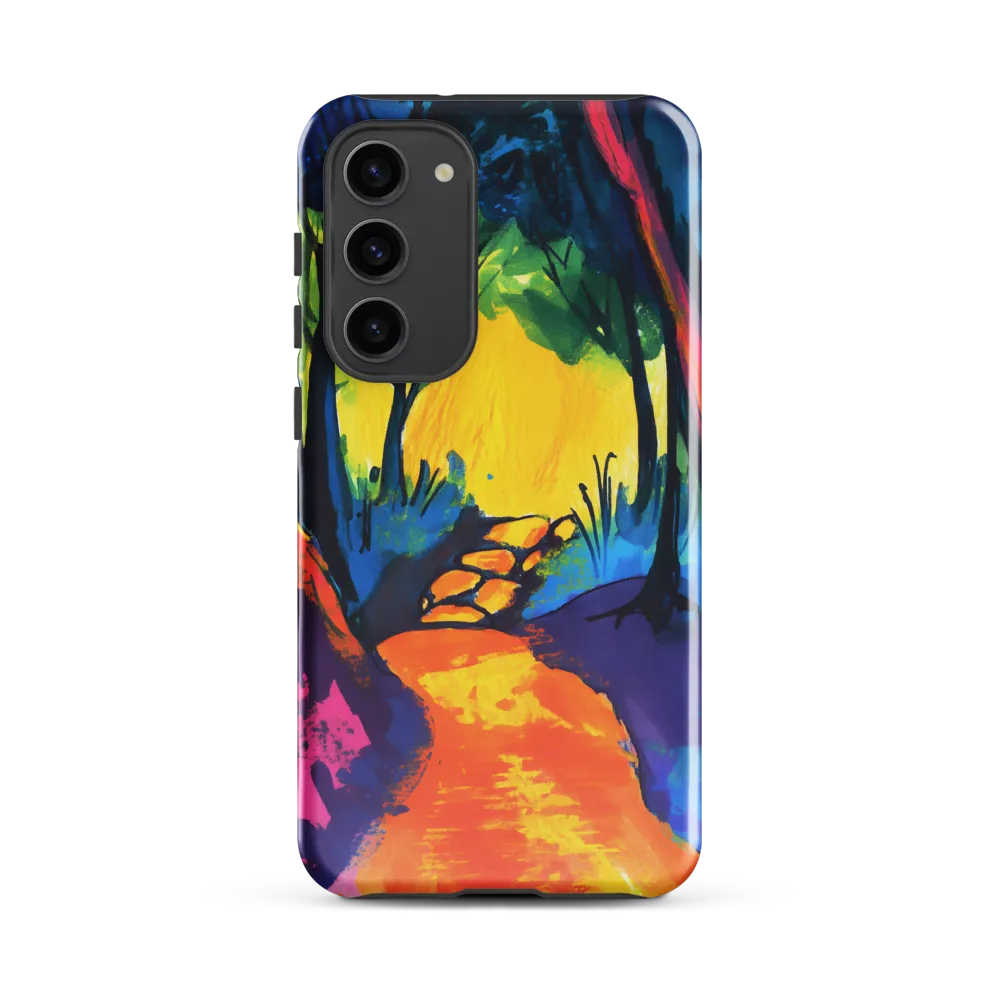 Path Through a Vibrant Forest