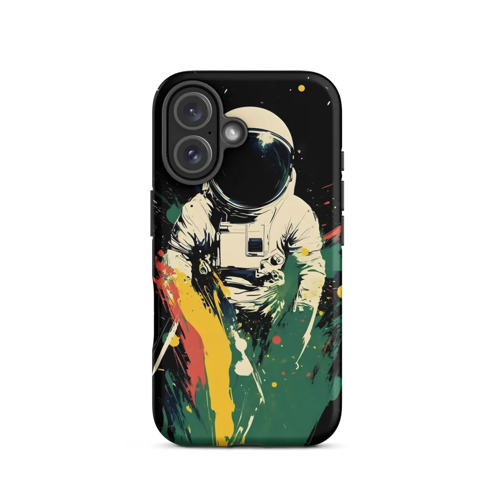 Cosmic Splash: The Astronaut's Journey | Phone Case |  16 | Tough Case | Matte