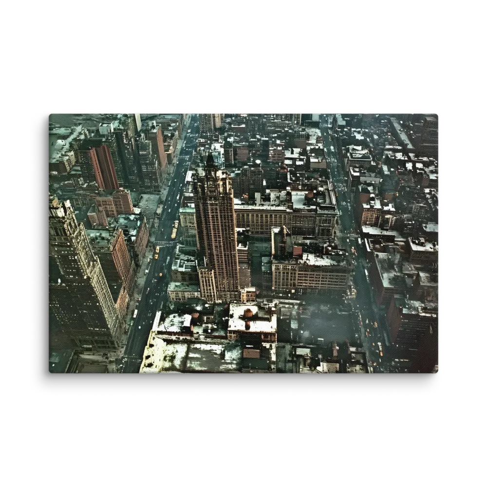 Aerial Symphony of Urban Life | Canvas | 12″×18″