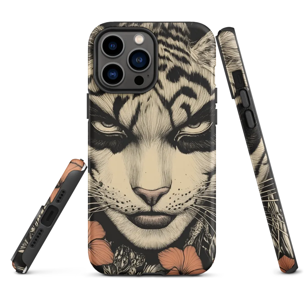 Feline Majesty: The Human-Leopard Connection | Phone Case |  13 Pro Max | Tough Case | Matte