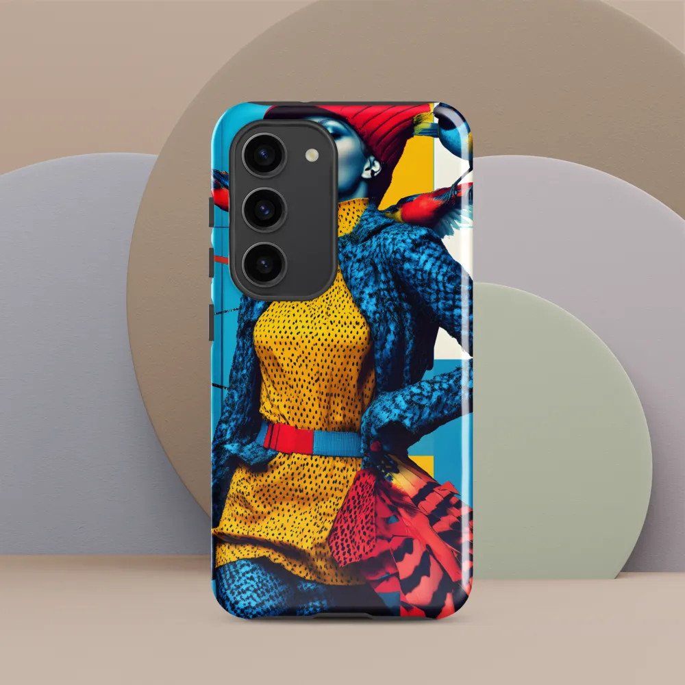 Vibrant Fusion of Nature and Fashion