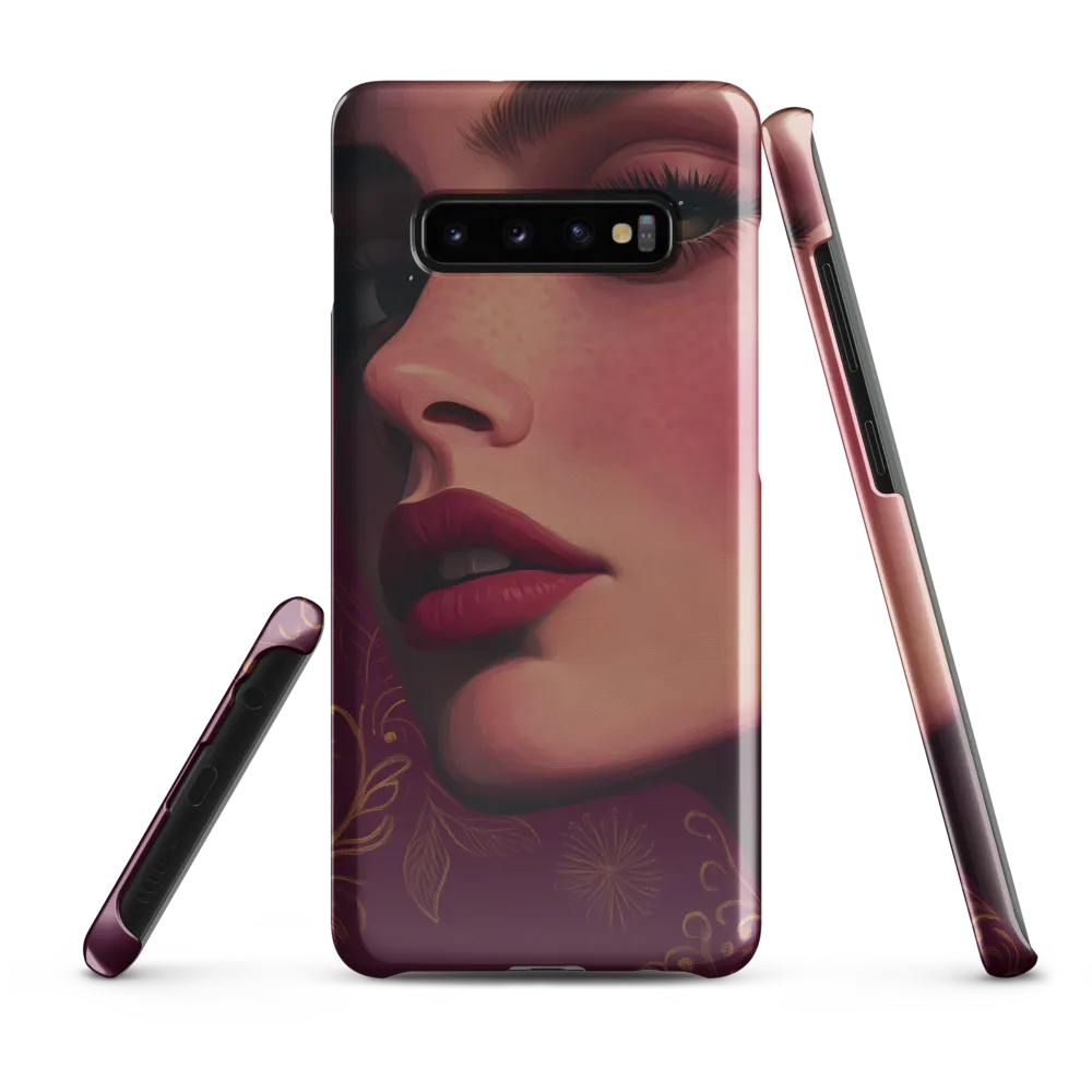 Portrait of Serene Beauty | Phone Case |  S10 Plus | Snap Case | Glossy