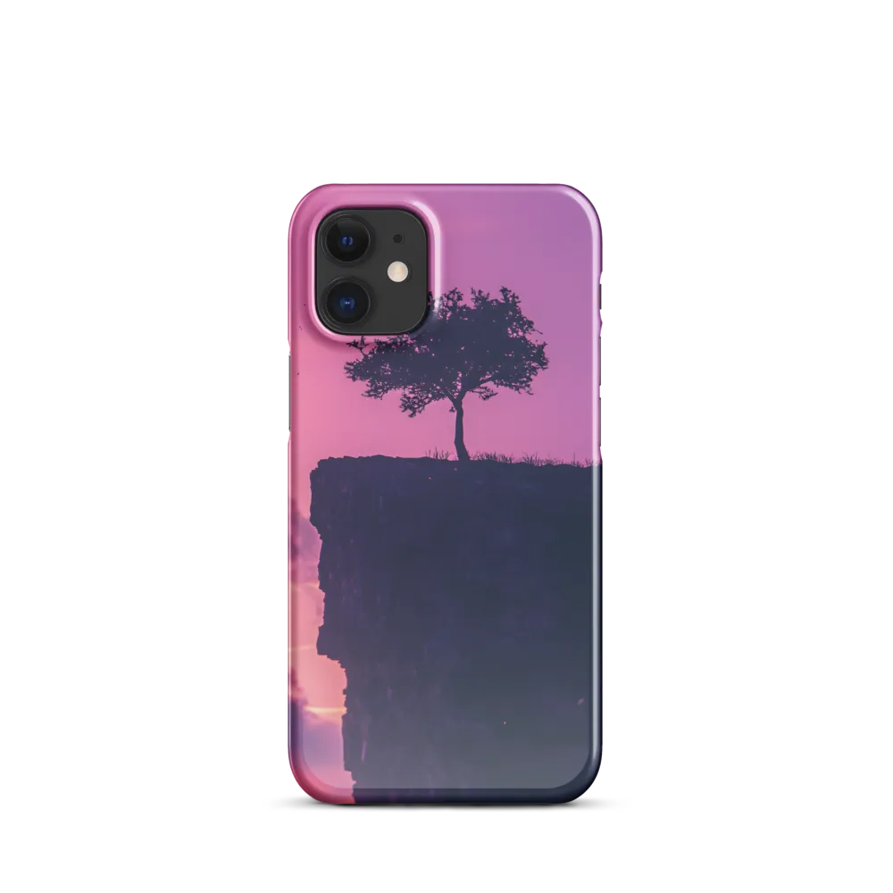 Solitude on the Edge | Phone Case |  12 Mini | Snap Case | Glossy