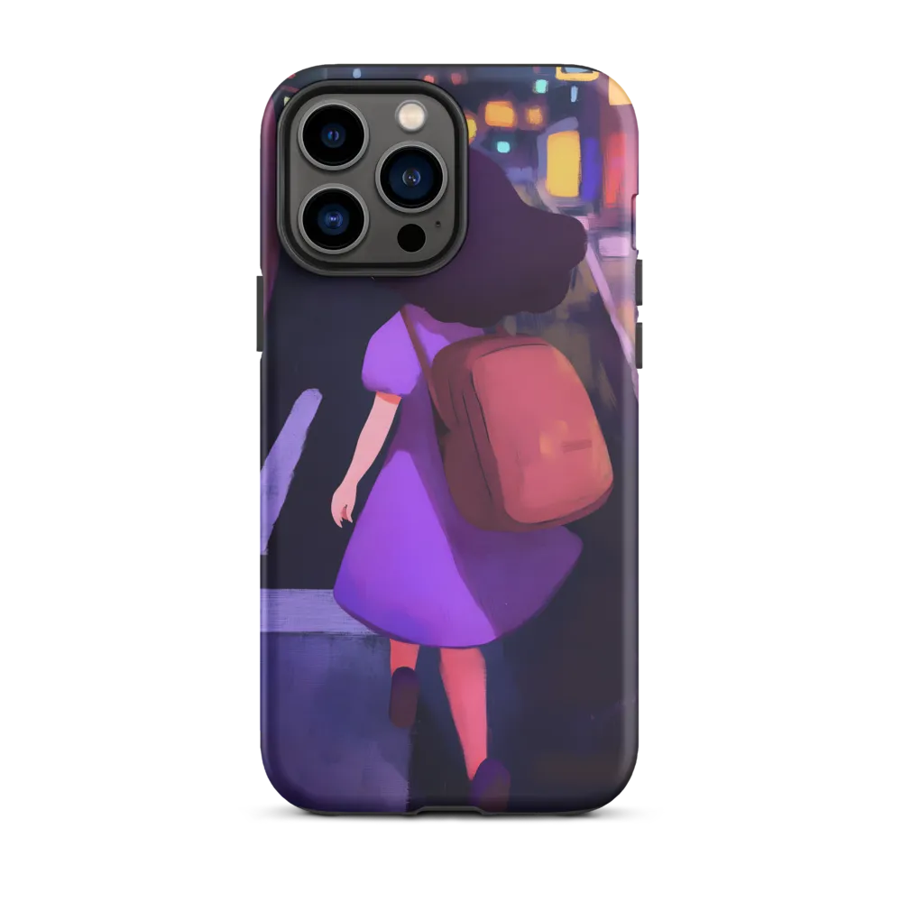 Wandering Through Neon Dreams | Phone Case |  13 Pro Max | Tough Case | Matte