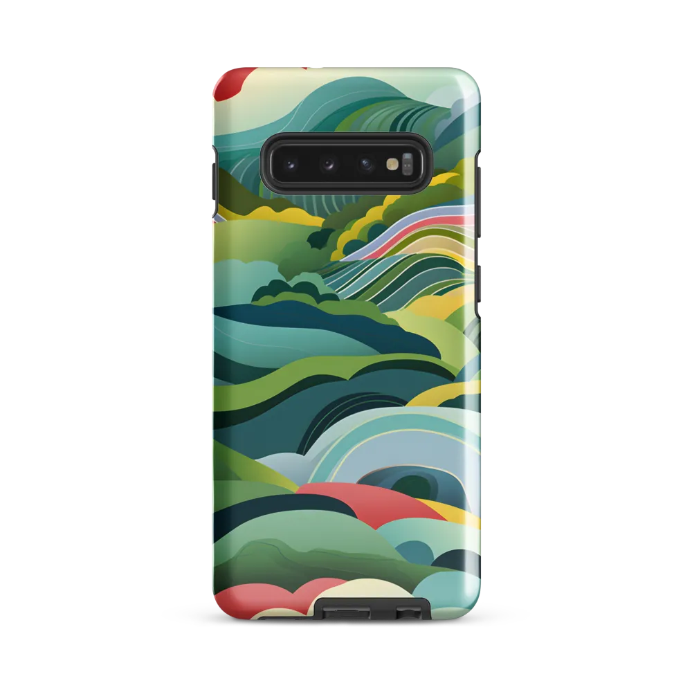 Waves of Serenity | Phone Case |  S10 Plus | Tough Case | Glossy