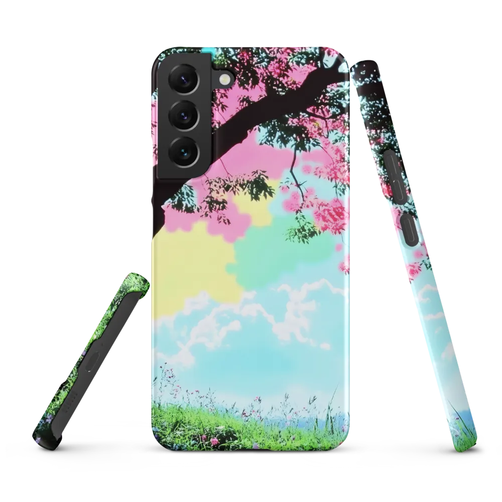 Pastel Dreams: A Surreal Tree Landscape