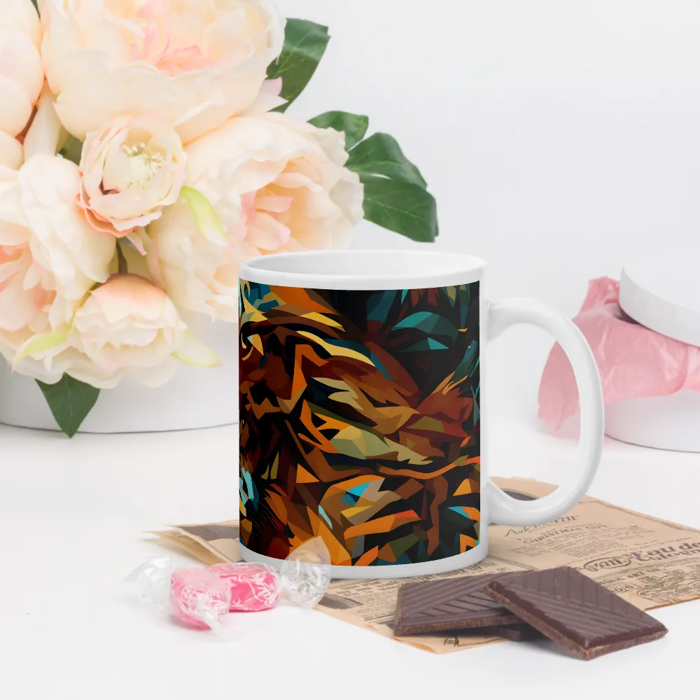 Wild Symphony: Abstract Tigers | Mugs | Multiple Sizes & Colors