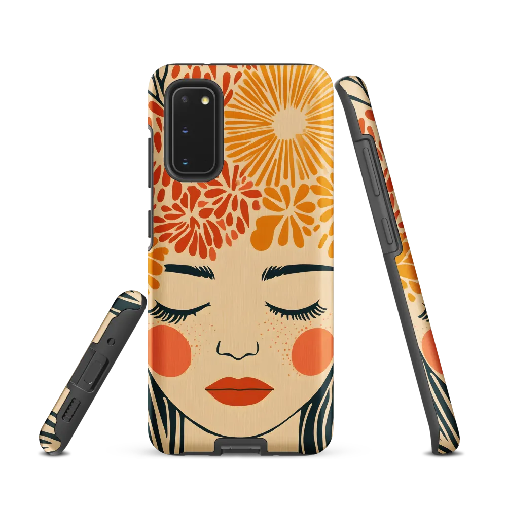 Serenity in Bloom | Phone Case |  S20 | Tough Case | Matte