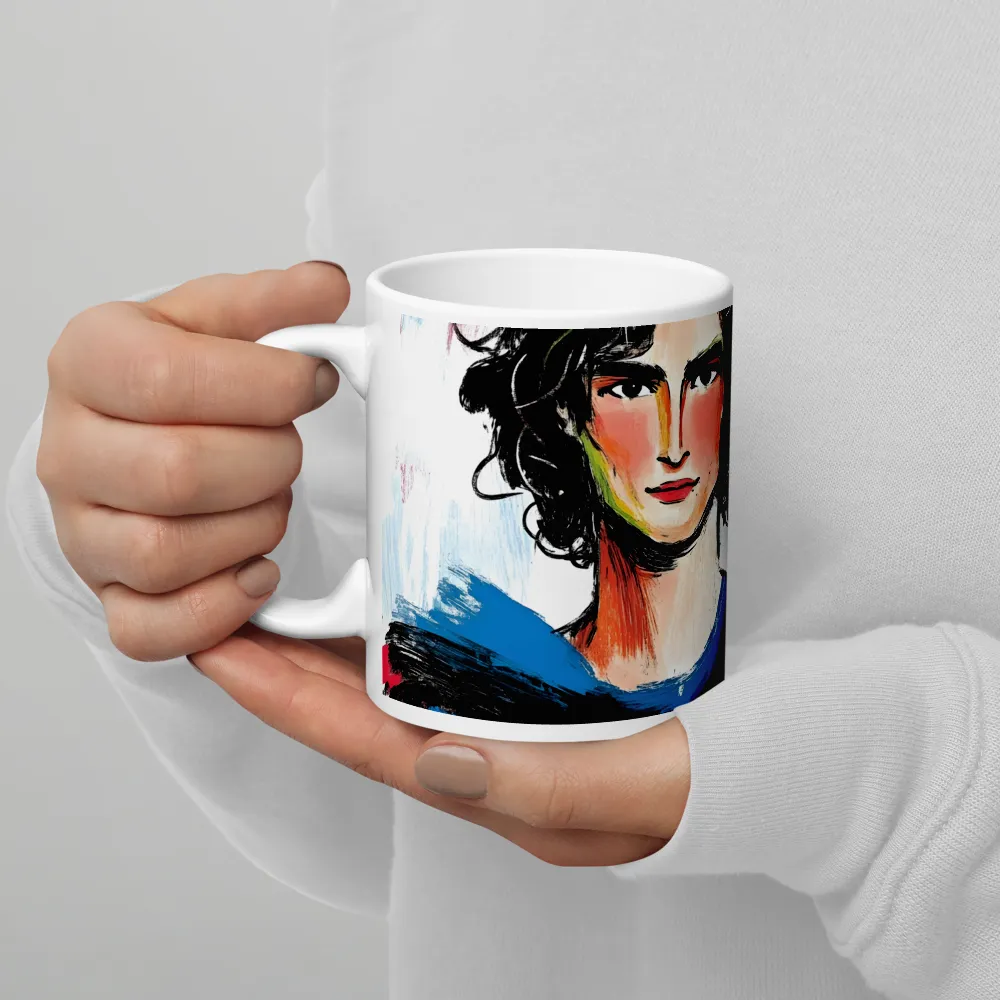 Vibrant Portrait of Youth | Mugs | Multiple Sizes & Colors