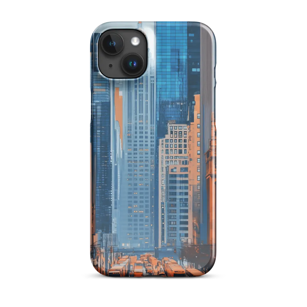 Urban Symphony in Blue and Orange
