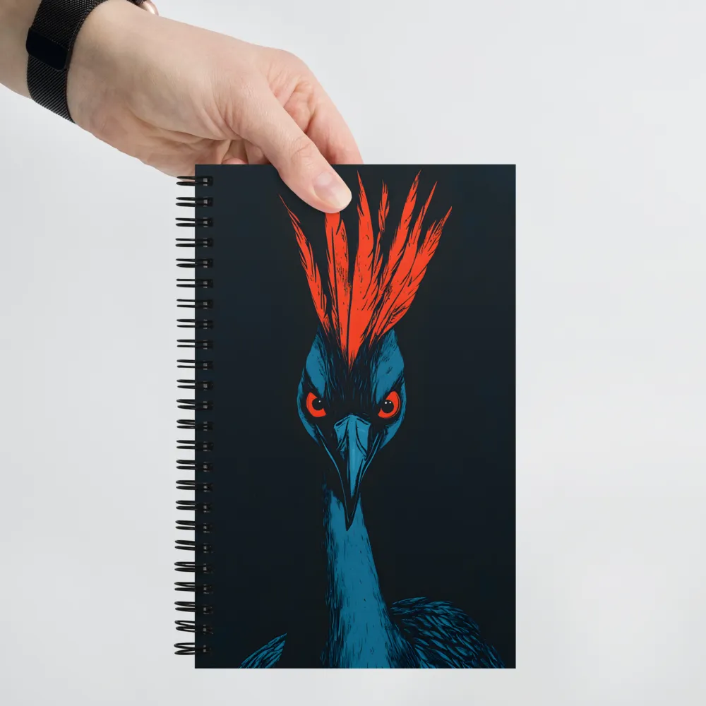 The Fiery Guardian | Spiral Notebook