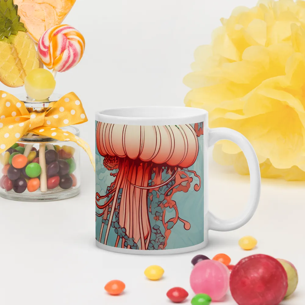 Ethereal Dance of Jellyfish | Mugs | Multiple Sizes & Colors