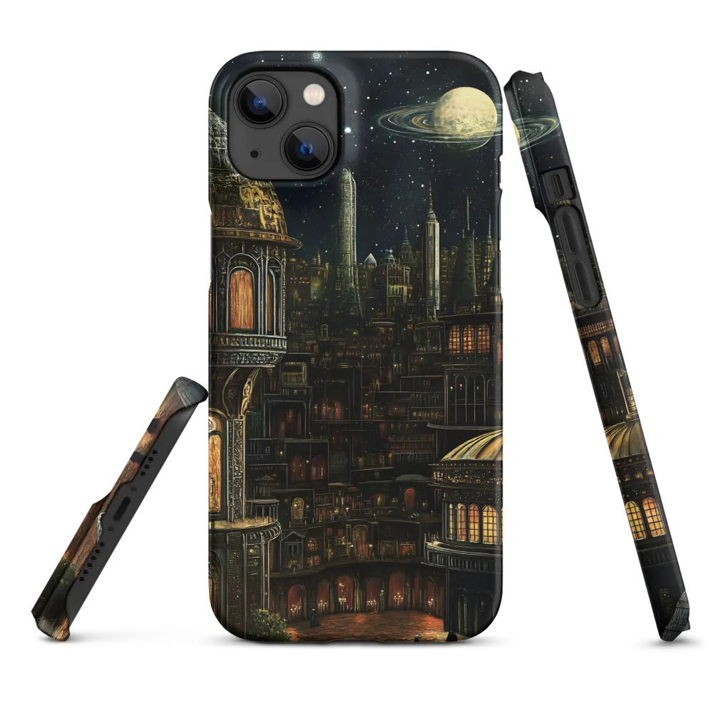 Celestial Enigma: A Surreal Cityscape